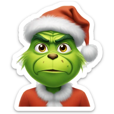 Grinch sticker