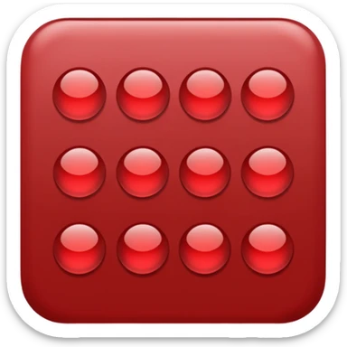 Matrix in marron red sticker