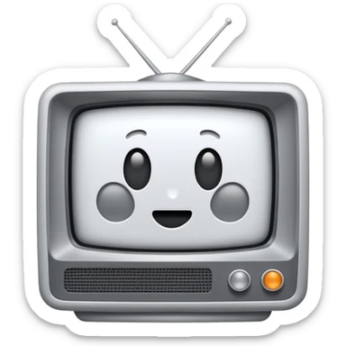 television static(snowy) sticker