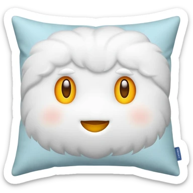 Pillow sticker