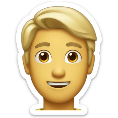 Emojie rigole sticker