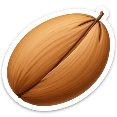 Almond realistic  sticker
