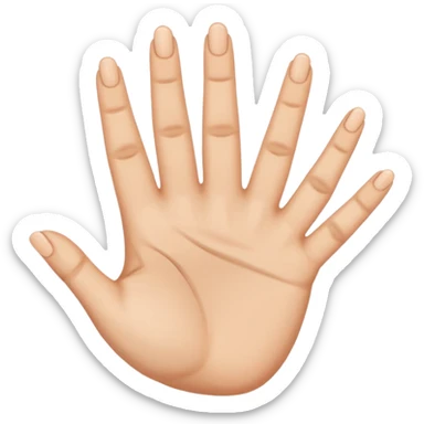 Putting the 🤷 with the six on the right and seven on the left on the two hands sticker