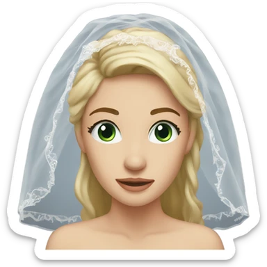 Bridal veil sticker