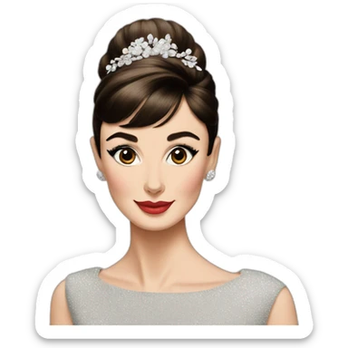 Audrey Hepburn sticker