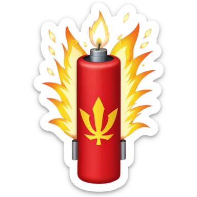 V for vendetta fire cracker sticker