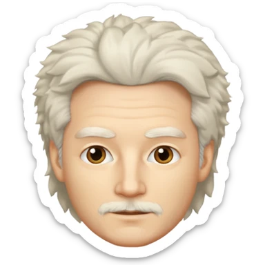 Pierre Poilievre warm white and fuzzy sticker