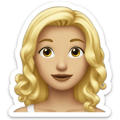 Blond Daphné COFFYN sticker