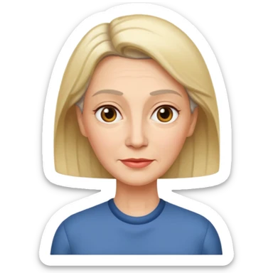 just like the last one but make the mother taller  and older with a side part sticker