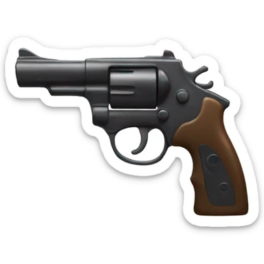 A fake gun sticker