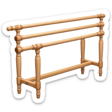 ballet barre, simple, elegant sticker