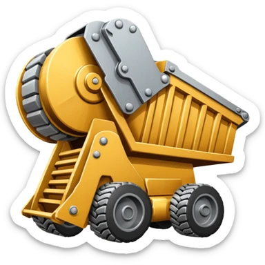 An Emoji of an AstecFT2650 Rock Crusher sticker