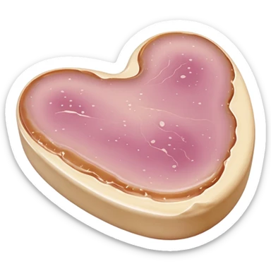whole raw duck liver with smooth firm surface, soft beige-pink tones, rounded slightly uneven lobes, natural marbling, faint sheen, rich fatty texture, no extras, soft lighting, subtle shadows, emoji scale sticker