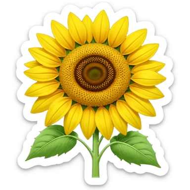 sunflower emoji png sticker