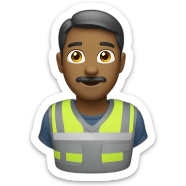 Trabajando duro sticker