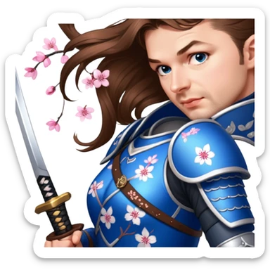 Samurai Warrior sticker