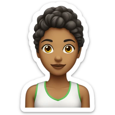 brazilian girl sticker