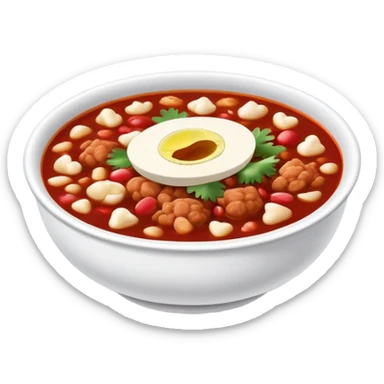 ultra realistic pozole rojo sticker