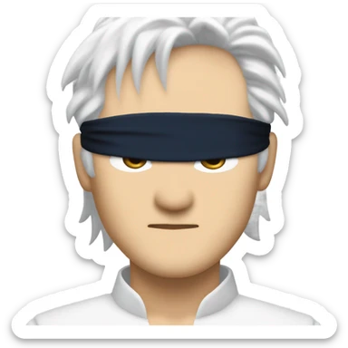 Gojo satoru blindfolded sticker