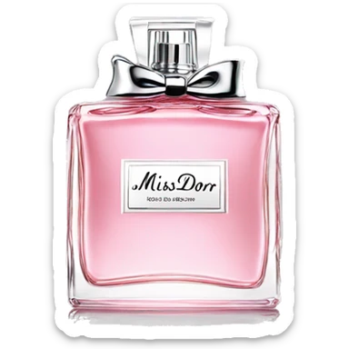 Miss Dior perfume sticker