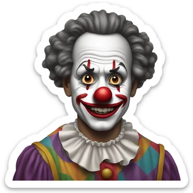 Art the clown sticker