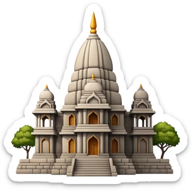 a girnar ji temple situated in india sticker