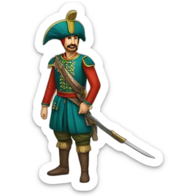 ottoman janissary sticker