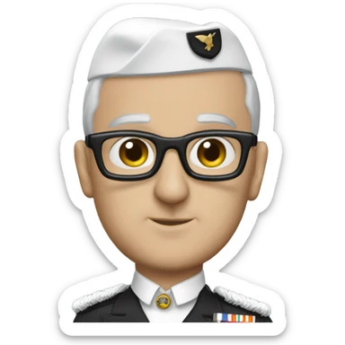 emoji of peter sellers as Dr. strangelove sticker