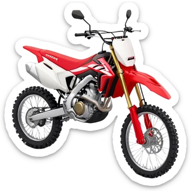 Honda CRF (Dirtbike) - Honda CRF250R (Model Year: 2022) (Iconic colour: Red) sticker