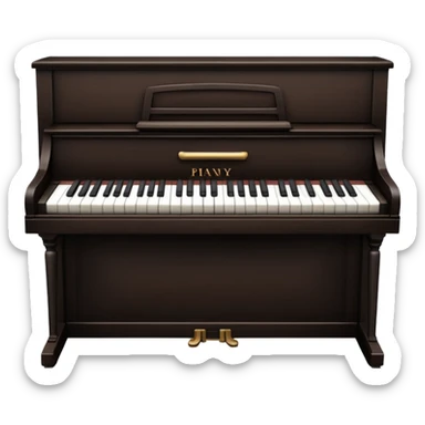 piano keyboard sticker