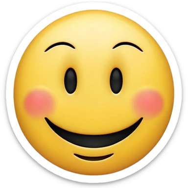 Smile smiley face with no eyes instead of eyes black line sticker