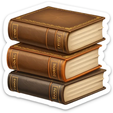 bunch of old book sticker