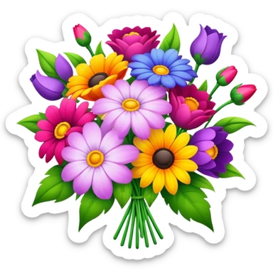 flowers sticker