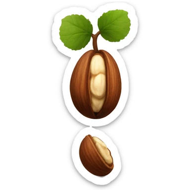 Hazelnut sticker