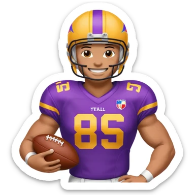 A LGBTQ American football player more LGBTQ  sticker