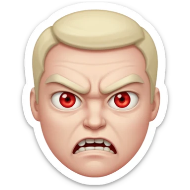 Animosity - strong hostility or ill feeling toward someone sticker