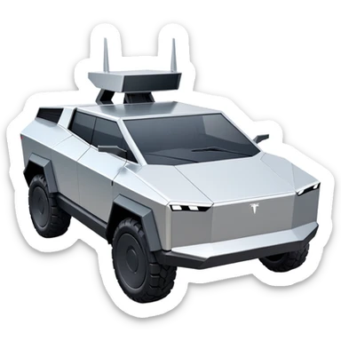 Tesla cyber truck  sticker