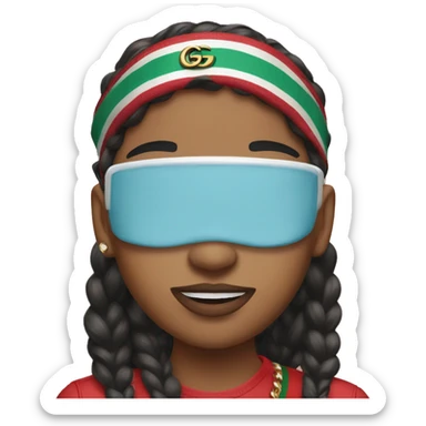 😋 with Gucci headband sticker