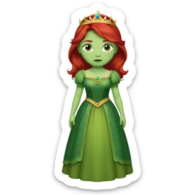 Princess Fiona from Shrek movie sticker