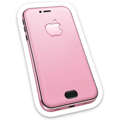 Light pink cellphone sticker