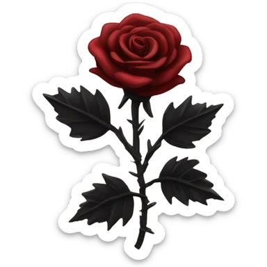 gothic roses love  sticker