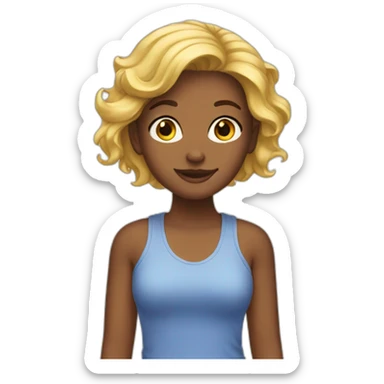 Girl from everything summer  sticker