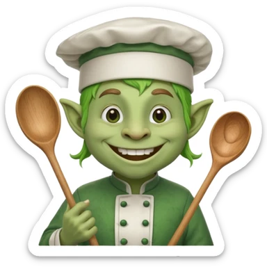 troll the chef sticker