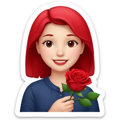 Happy rose day my love ashi sticker