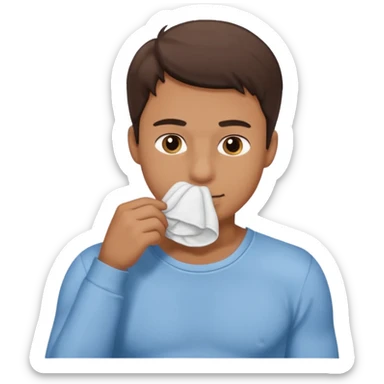 Man Smelling underwear sticker