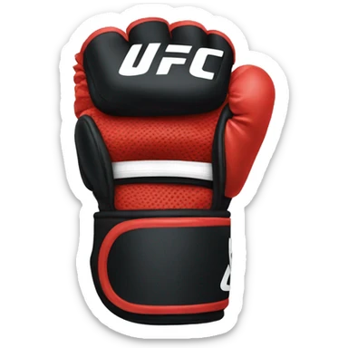 UFC glove sticker