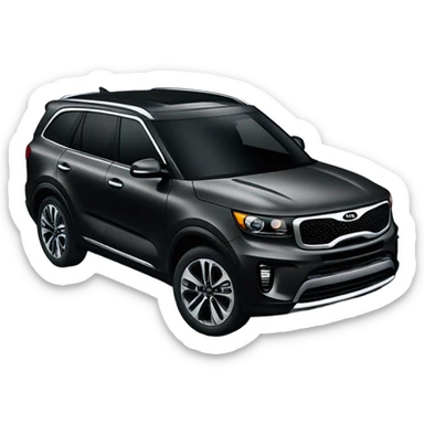 Kia suv black sticker
