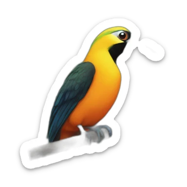 bird-of-paradise sticker