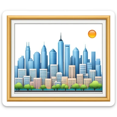 skyline sticker