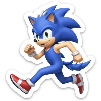 Sonic the hedgehog sticker